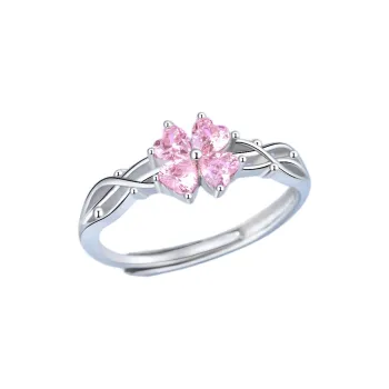 MOLADY S925 Silver Ring Girl Women's