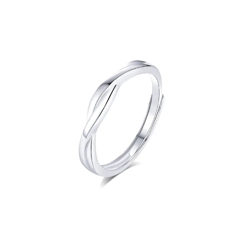 KUMET Sterling Silver Rings Unisex-5