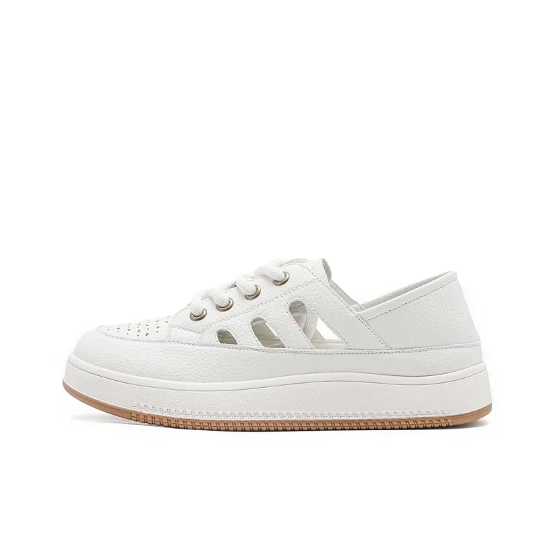 RED DRAGONFLY Casual Single Shoes Women's White-0