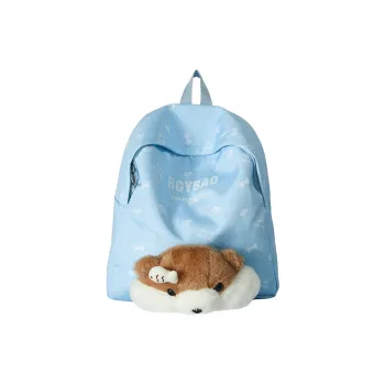 WICKBUEN Fabric Backpack Regular Unisex Light Blue
