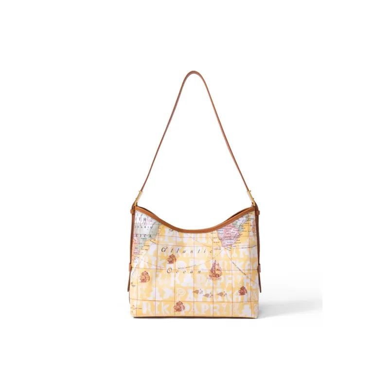 PAPRIKA Cow Leather Shoulder Bag Regular Women's Multicolor-11