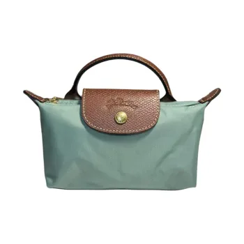 LONGCHAMP Le Pliage Nylon Canvas Bag, Handbag Women's Celadon