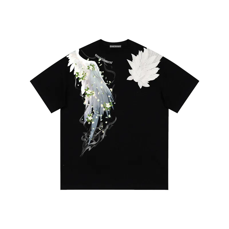 SUNSETMONENT Short Sleeved T Shirts Unisex-0