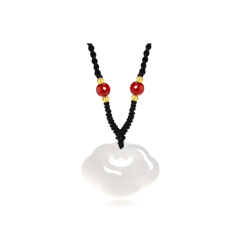 Lao Feng Xiang Chalcedony Necklaces Women's-0