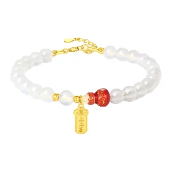 CHINA GOLD Chalcedony Bracelets Women's