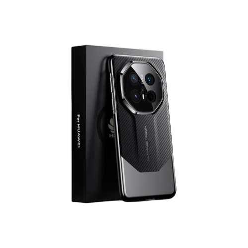 Record Star Carbon Fiber+PC Material Impact Resistant Phone Cases Compatibility With Huawei Mate 70 Business Formal