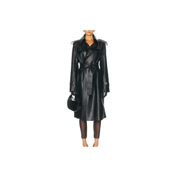 NORMA KAMALI Belted Trench Coat