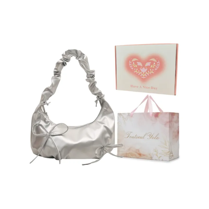 TOUTSEUL YOLO PU Handbag Women's Pink White Silver Blue-27