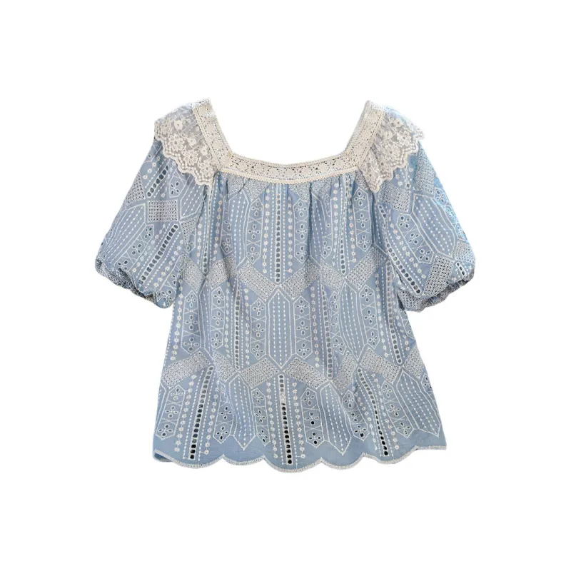 Cypress House Shirt Women's Blue-1