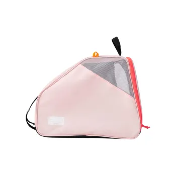 DECATHLON Polyester Roller Skate Bags Travel Storage Bag Kids' Coral Pink