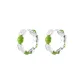 Green Apple Clip-on Earrings, 1 Pair Eh-3835.ebA