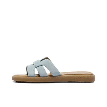 BELLE Slide Slippers Women's Blue/Yellow/Beige