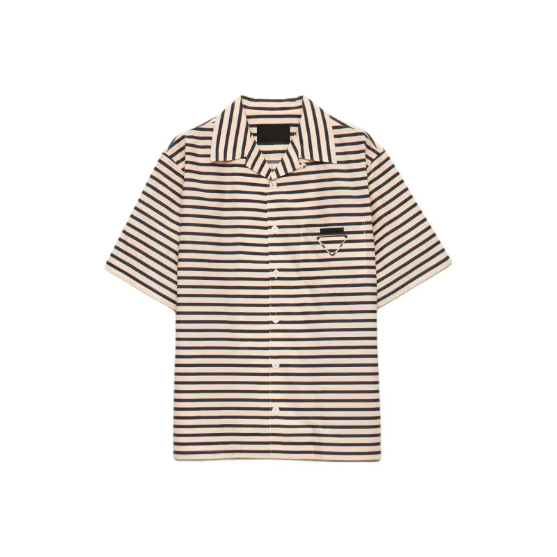 PRADA Shirt Men's Egg White Stone Color-0