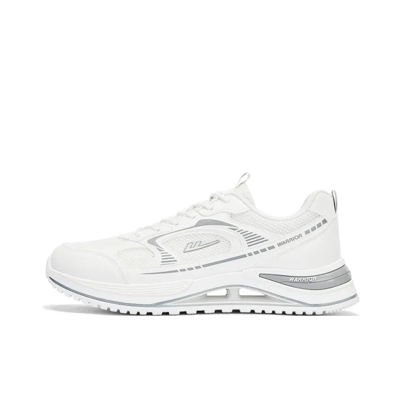 Warrior Low Top Casual Shoes Men's White Gray-0