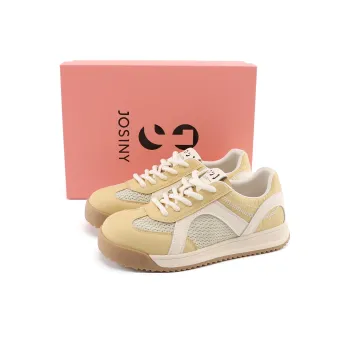 JOSINY Shock Absorbing, Non Slip, Wear Resistant, Breathable And Lightweight Casual Shoes Women's Yellow