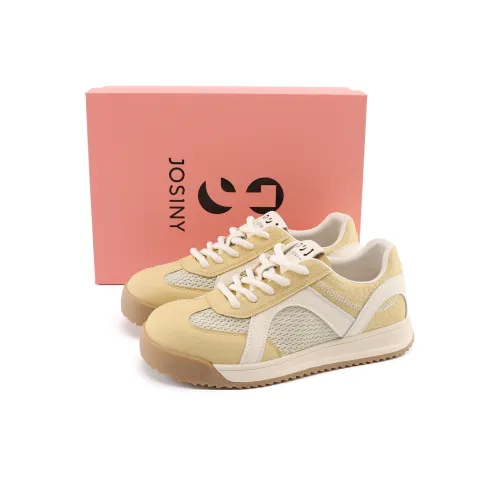 JOSINY Shock Absorbing, Non Slip, Wear Resistant, Breathable And Lightweight Casual Shoes Women's Yellow
