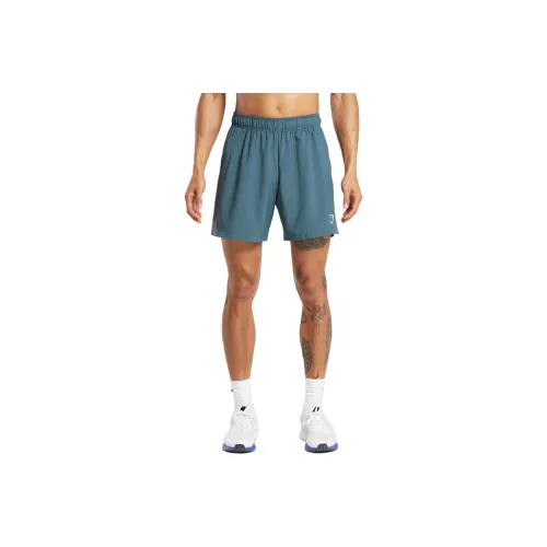 GYMSHARK Sports Shorts Men's Freight Blue/Gray