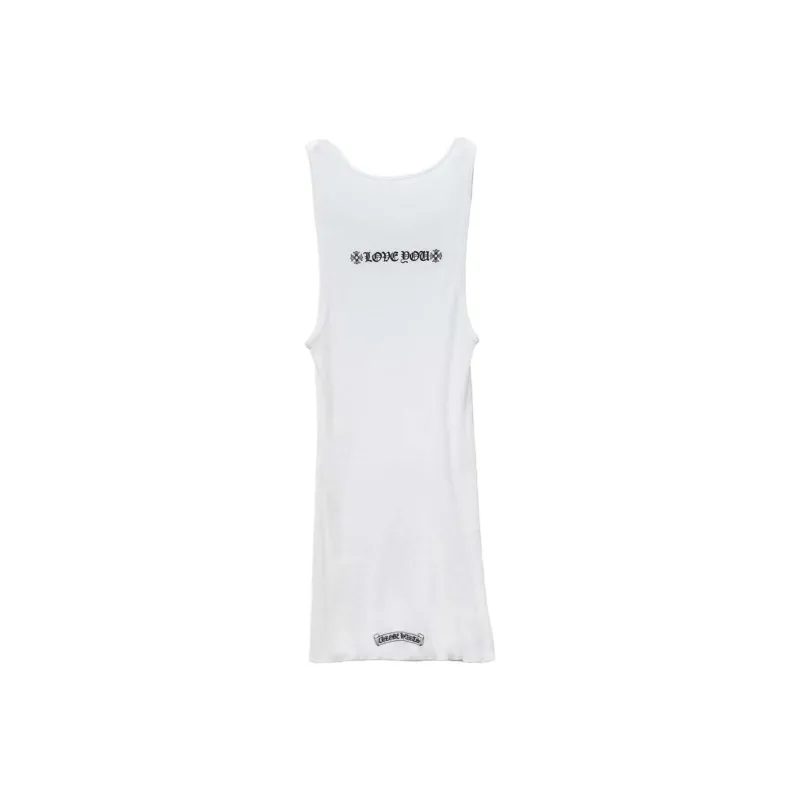 Chrome Hearts SS25 Tank Top Unisex White-1