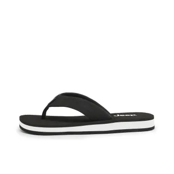 Jeep Rubber Sole Quiet Odor Resistant Abrasion Resistant Slip Resistant Quick Dry Flip Flops Unisex