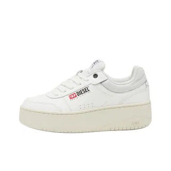 DIESEL S Athene Low Top Skateboard Shoes Women's White