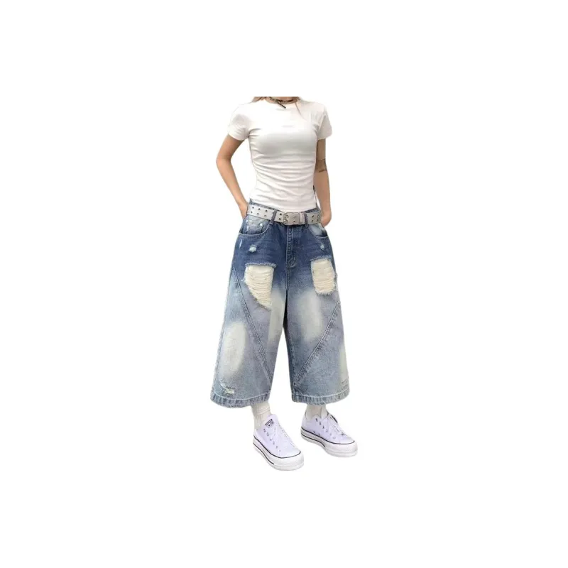 SUNSETMONENT Denim Shorts Unisex-0
