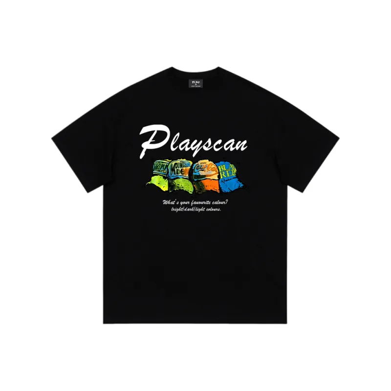 PLAY SCAN Drop Shoulder Sleeve T Shirt Women's-2