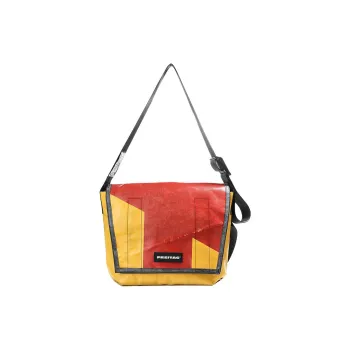 FREITAG Polyester Shoulder Bag, Crossbody Bag Unisex Red Yellow