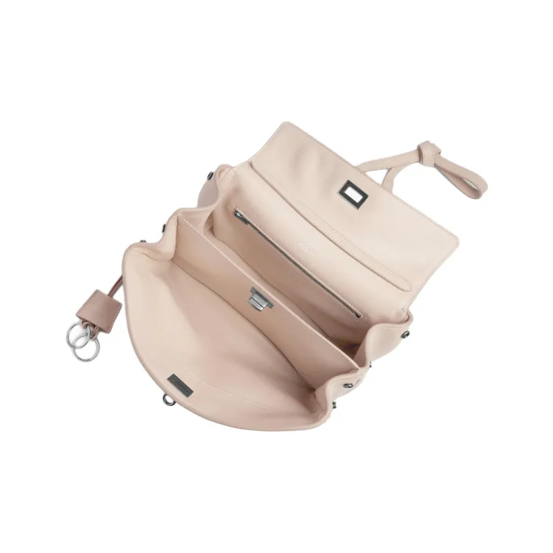 Balenciaga Rodeo Cow Leather Shoulder Bag, Crossbody Bag, Handbag Trumpets Women's Almond-4