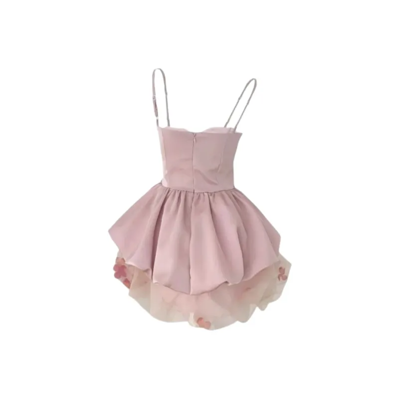 YGPRW Slip Dresses Women's Pink-1