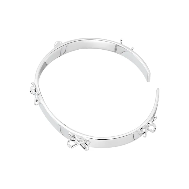 EAR PARTNER 925 Sterling Silver Bangles Women's-0