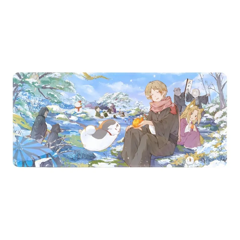 DANYIN Extra Large 'Tenshi No Yōkai' Table Mats For E Sports Gaming Computer Keyboard Men's Anime Home Use Mouse Pads-3