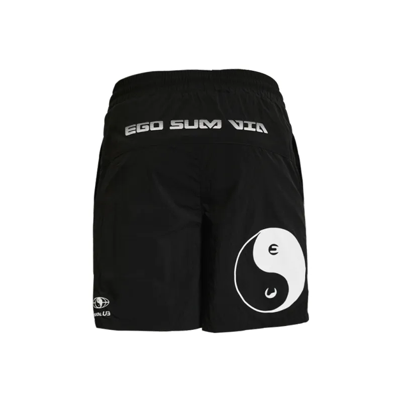 F.K.V.A Casual Shorts Unisex Black-1