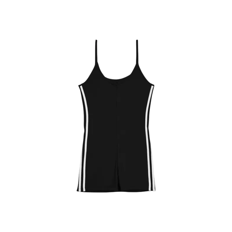 Balenciaga X Adidas Women's Strap Mini One Piece Black White-1