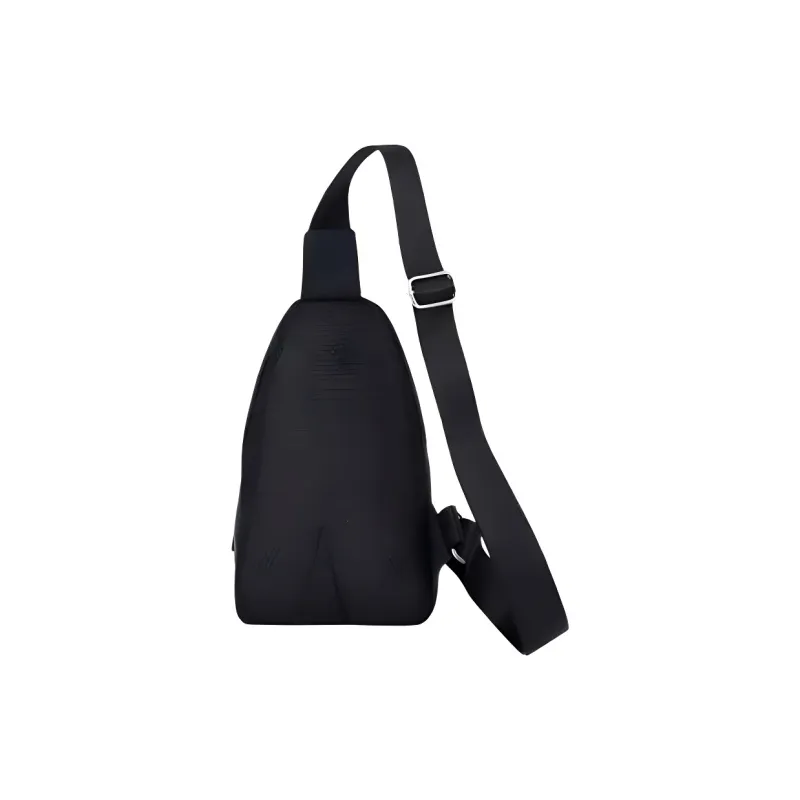 Jeep Polyester One Shoulder Sling Bag Men's Black-1