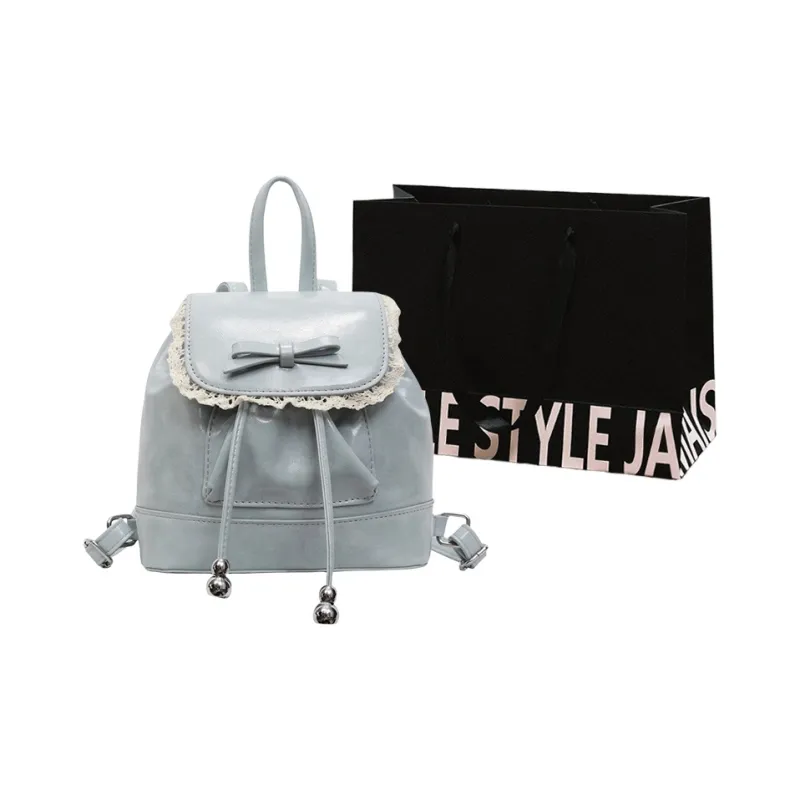 Cwatcun PU Backpack Regular Women's White/Black/Yellow/Blue-11