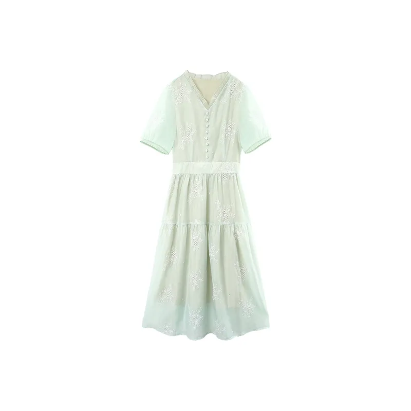 A Paradise For Awakening Short Sleeved Dress Women's-0