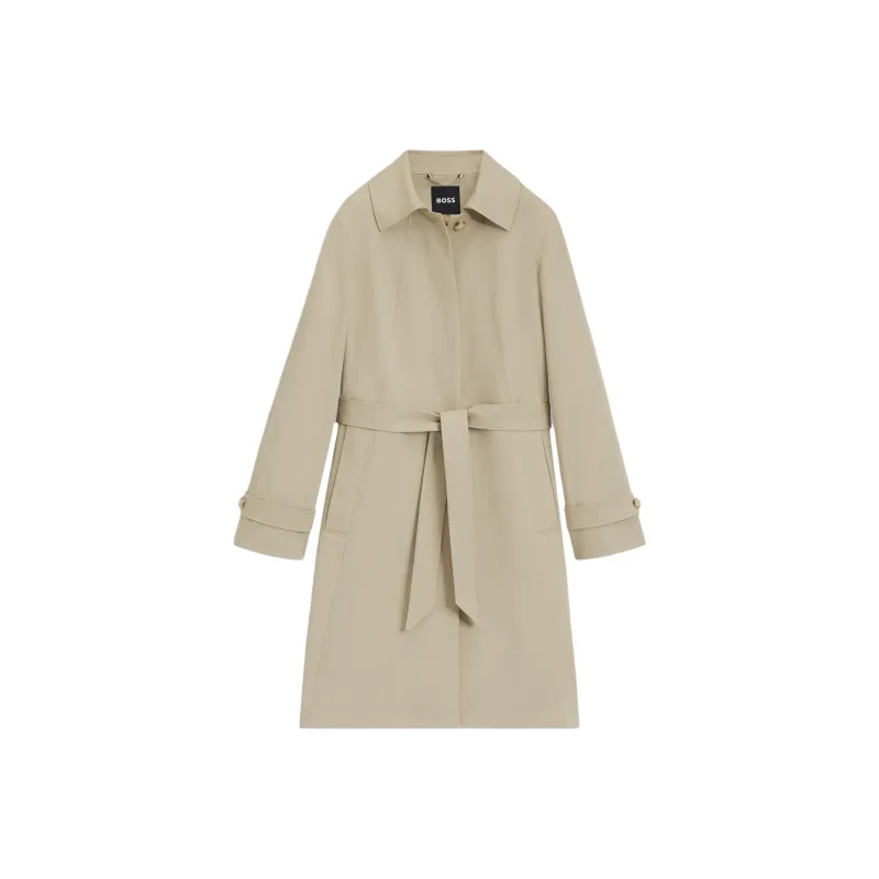 HUGO BOSS Coat Women's Light Beige-0