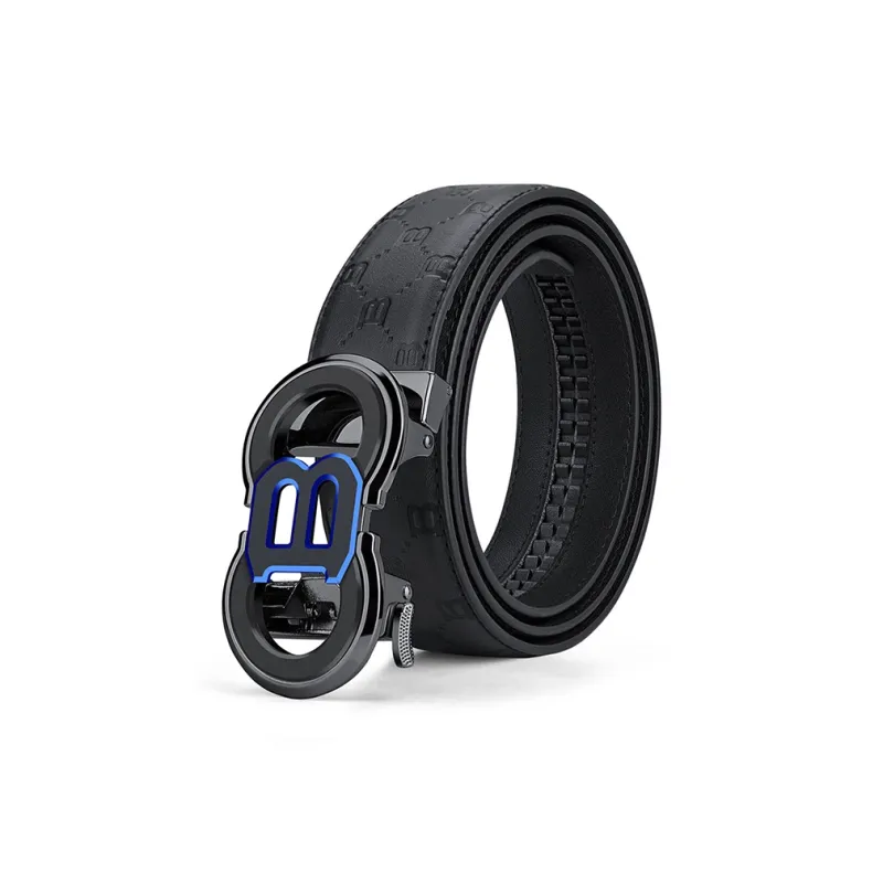 YUZHAOLIN Cow Split Leather Belts Men's 3.5CM-3