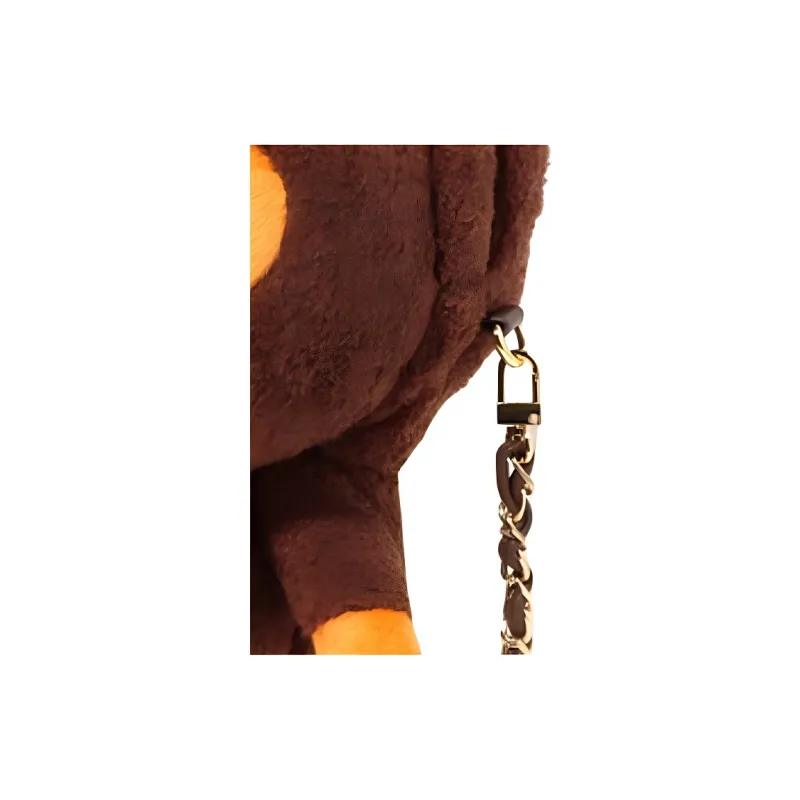 A BATHING APE Fabric Crossbody Bag Unisex Coffee-4