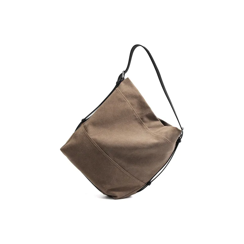 YOCAMU Canvas Shoulder Bag Regular Women's Multicolor-3