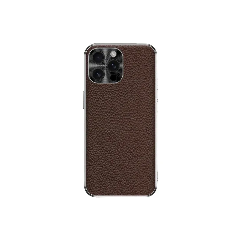 Record Star Leather Material Fully Enclosed Impact Resistant Phone Cases Compatibility Apple 16 Pro Business Formal-10