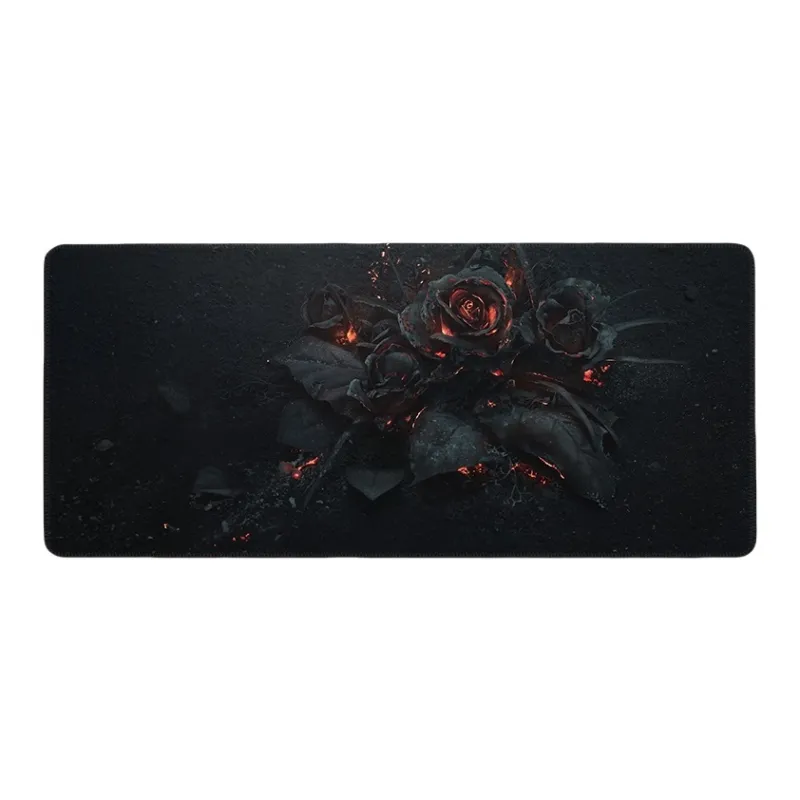 DANYIN Premium Rose Extra Large Esports Computer Table Mats Minimalist Style Mouse Pads-0