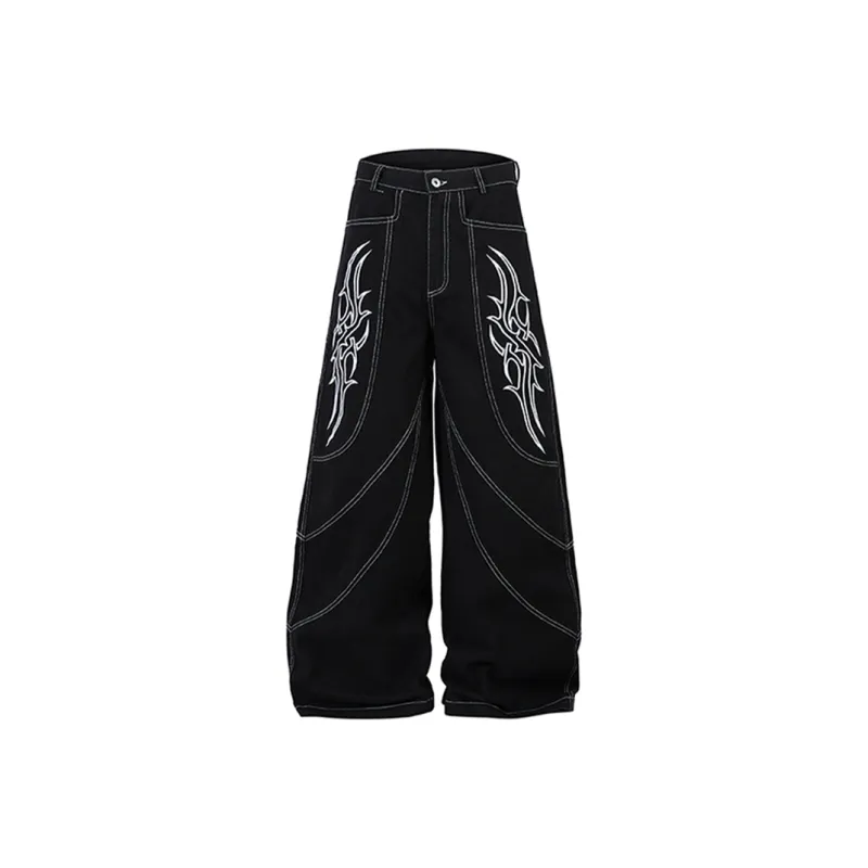 HKRXEC Jeans Men Black-0