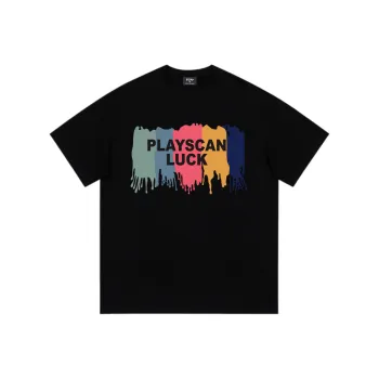 PLAY SCAN Drop Shoulder Sleeve Short Sleeved T Shirts Women's