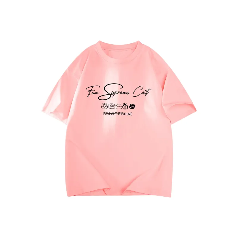 Supremo Cat T Shirts Unisex-4