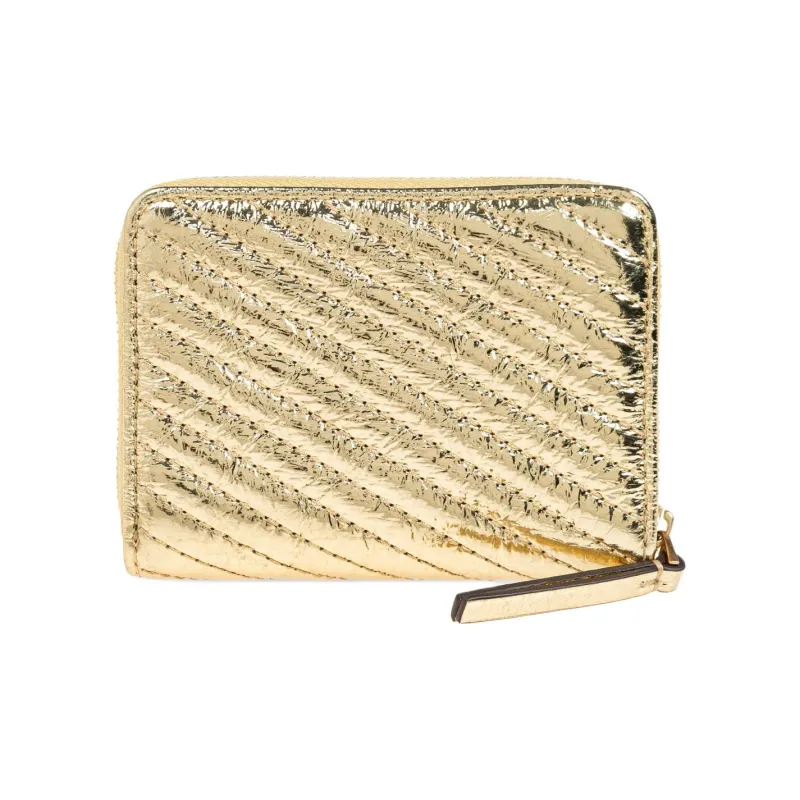 TORY BURCH Leather Card Holder Women's Gold-2