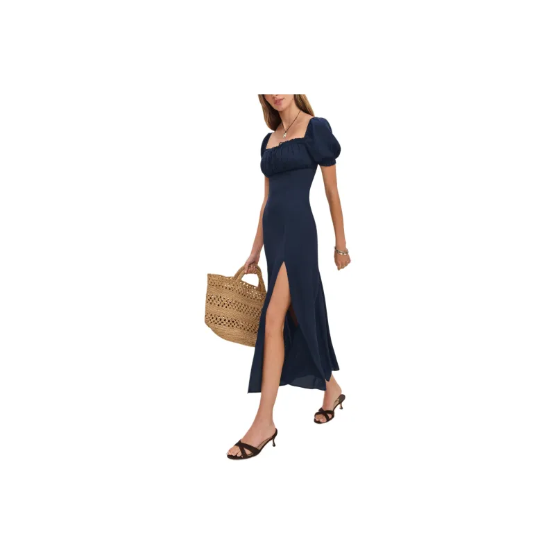 REFORMATION Haisley Dress Short Sleeved Dress Women's-0