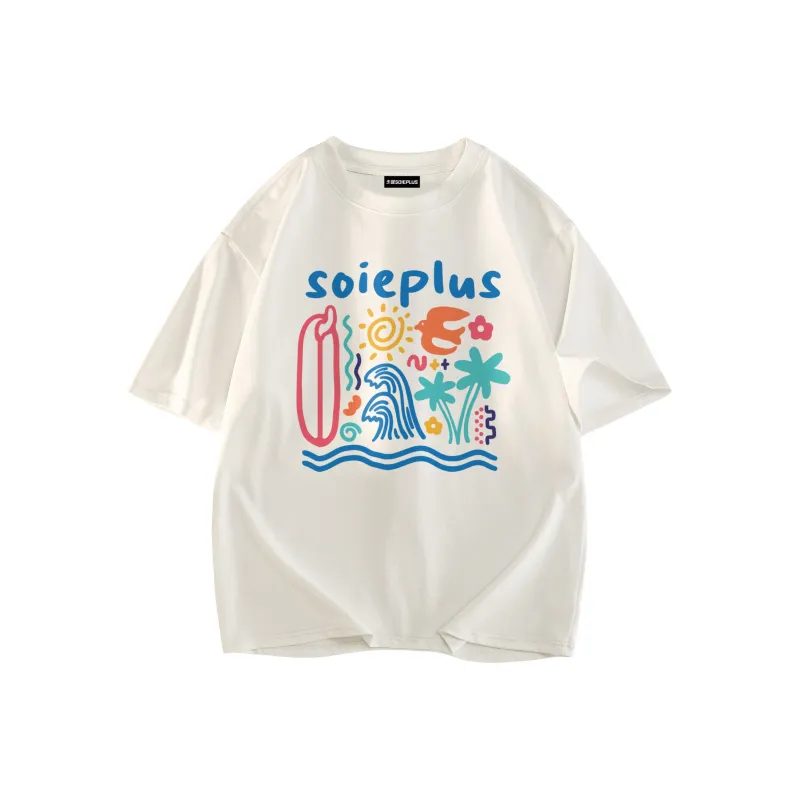 SOIE T Shirts Unisex White-0