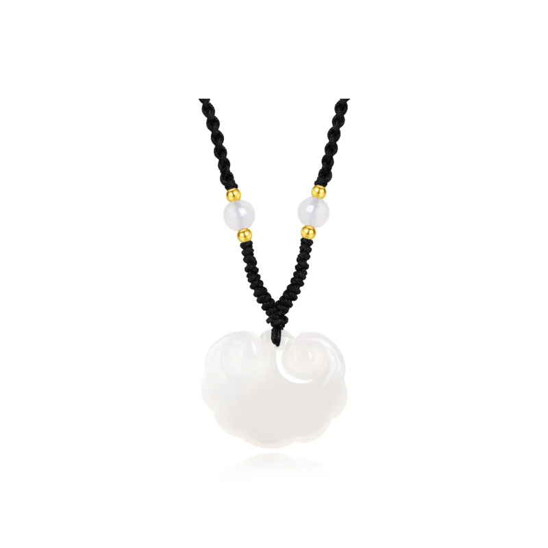 Lao Feng Xiang Chalcedony Necklaces Women's-11