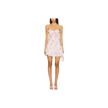 FOR LOVE & LEMONS Slip Dress Women's Pink